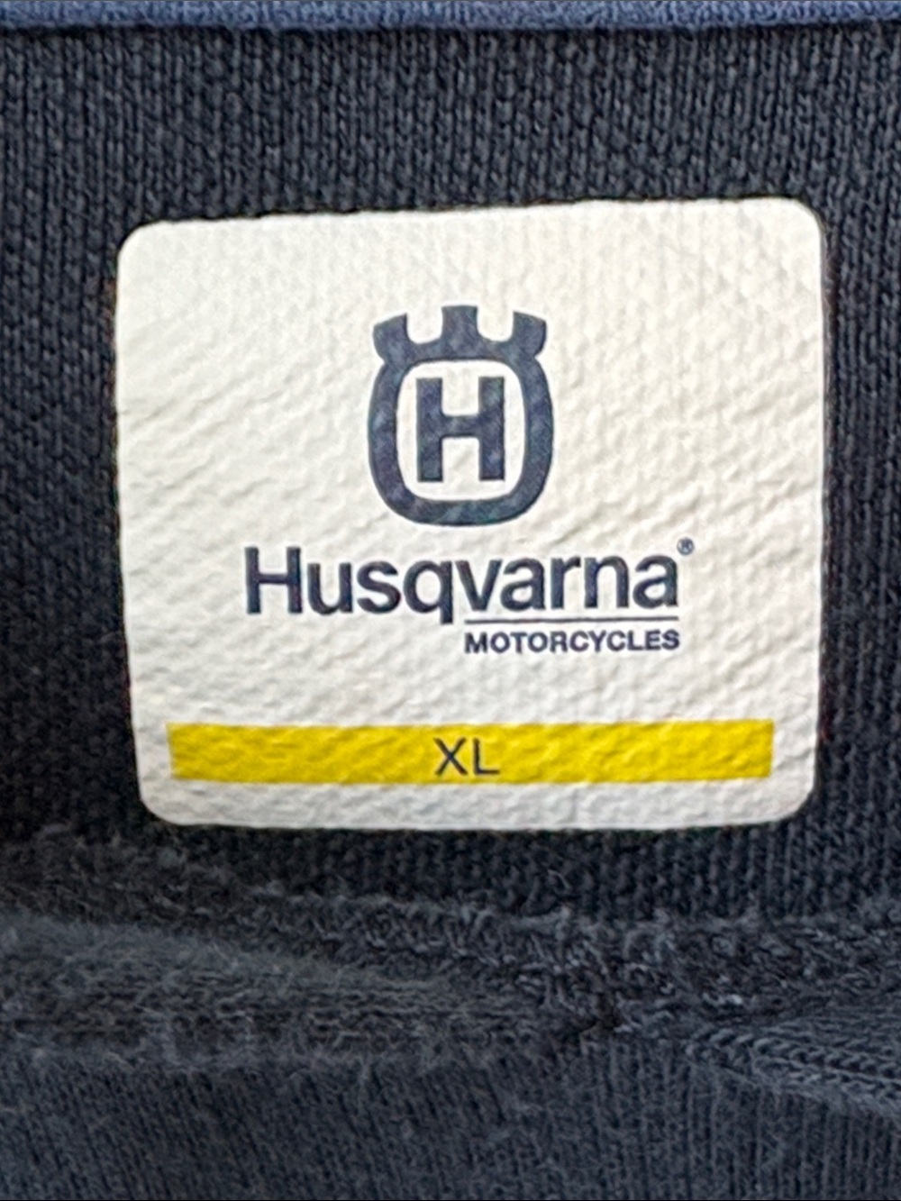 Husqvarna Motorcycles Hoodie in Navy Biker Bikes Travel Motorcross Moto Size XL - Picture 2 of 10